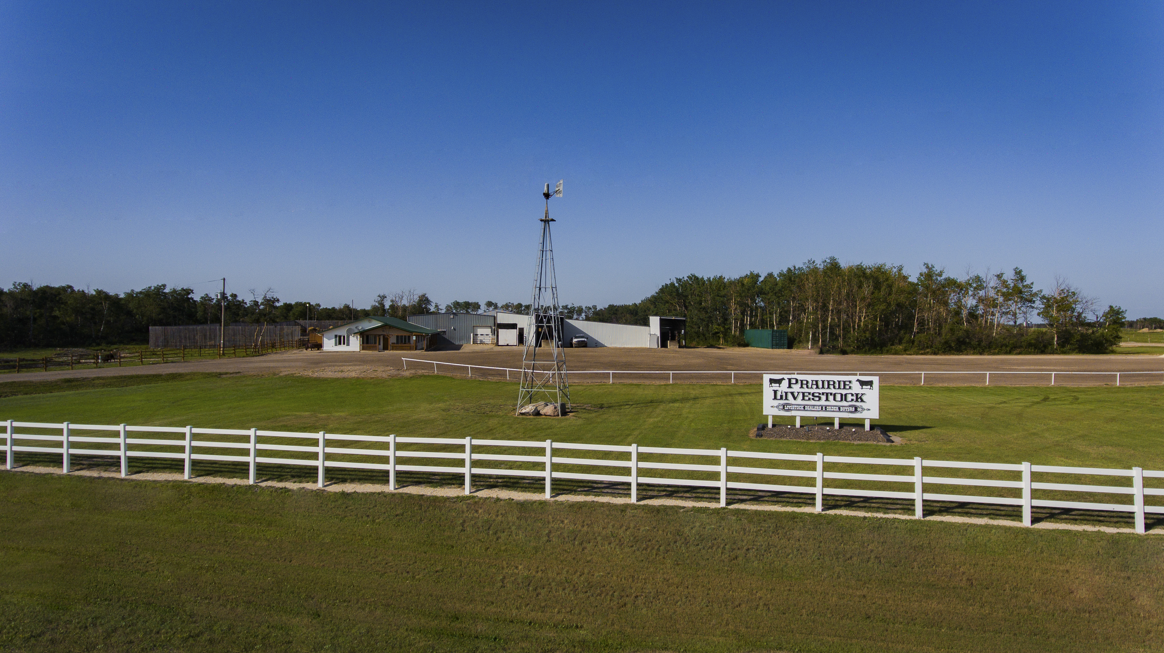 Aerial of facilities